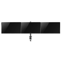 Стойка за 3 мониторa Ewent EW1513, за бюро, Регулируема, 27", 3x7 кг, Черен