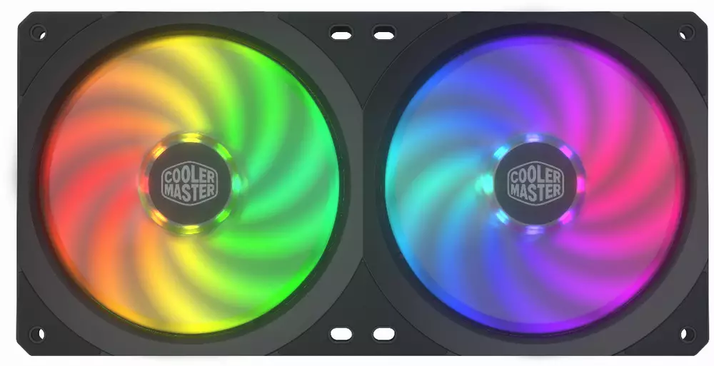 Вентилатор Cooler Master MasterFan SF240R ARGB (squareframe) 2 x 120mm вентилатори