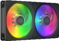 Вентилатор Cooler Master MasterFan SF240R ARGB (squareframe) 2 x 120mm вентилатори