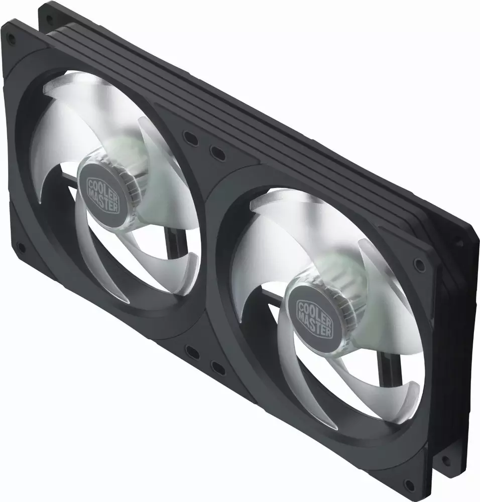 Вентилатор Cooler Master MasterFan SF240R ARGB (squareframe) 2 x 120mm вентилатори