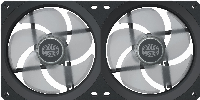 Вентилатор Cooler Master MasterFan SF240R ARGB (squareframe) 2 x 120mm вентилатори