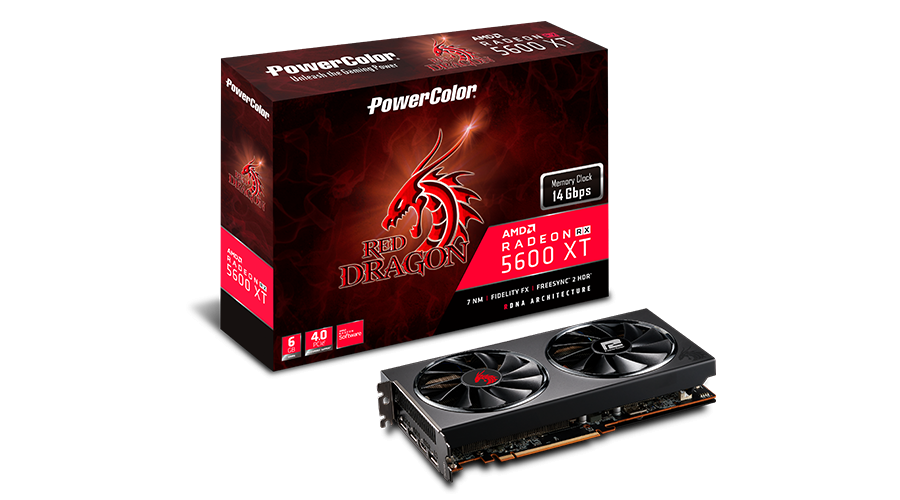 Видео карта PowerColor Red Dragon RX 5600 XT 6GB