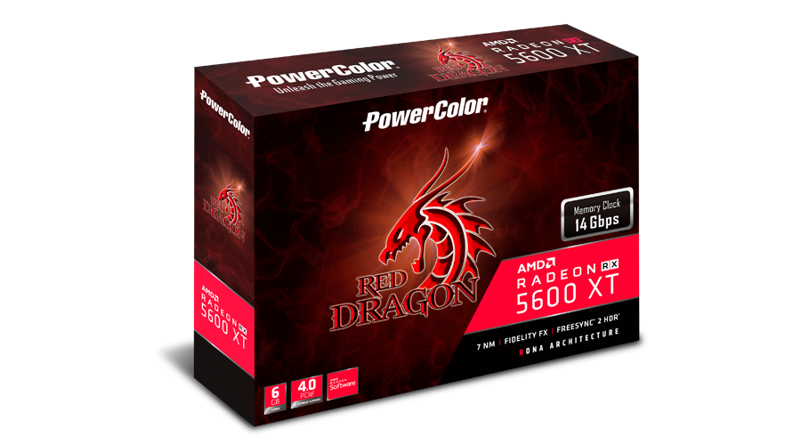 Видео карта PowerColor Red Dragon RX 5600 XT 6GB