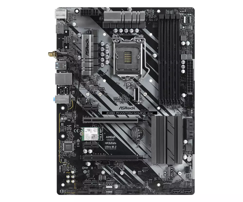 Дънна платка ASROCK Z490 Phantom Gaming 4/AC (WI-FI)