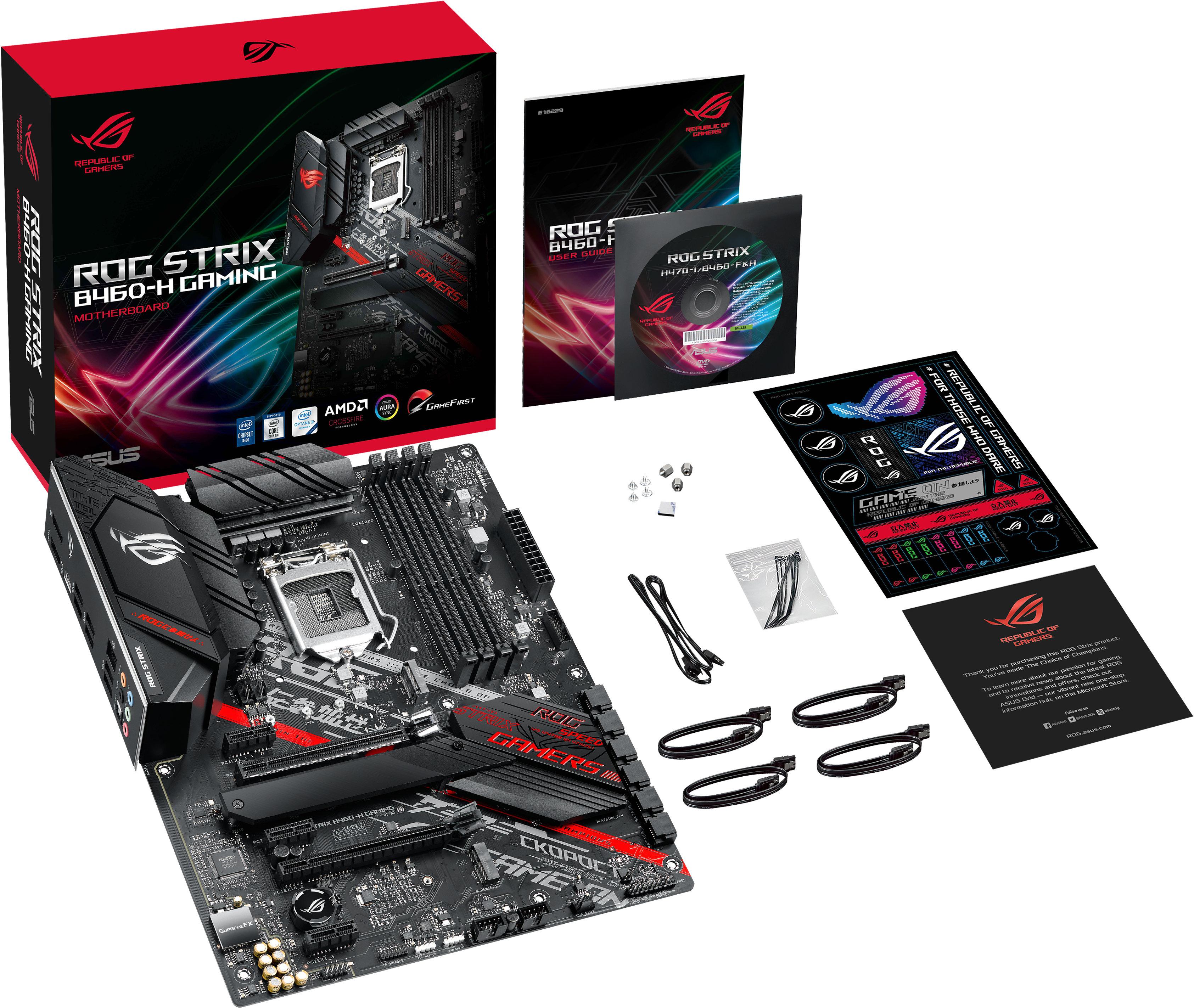 Дънна платка ASUS ROG STRIX B460-H GAMING