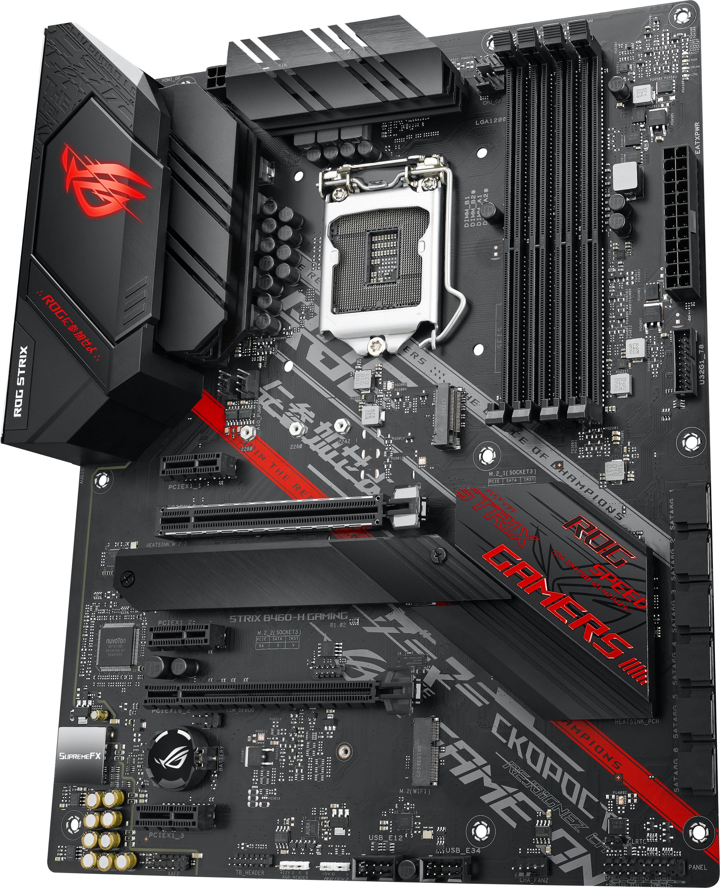 Дънна платка ASUS ROG STRIX B460-H GAMING