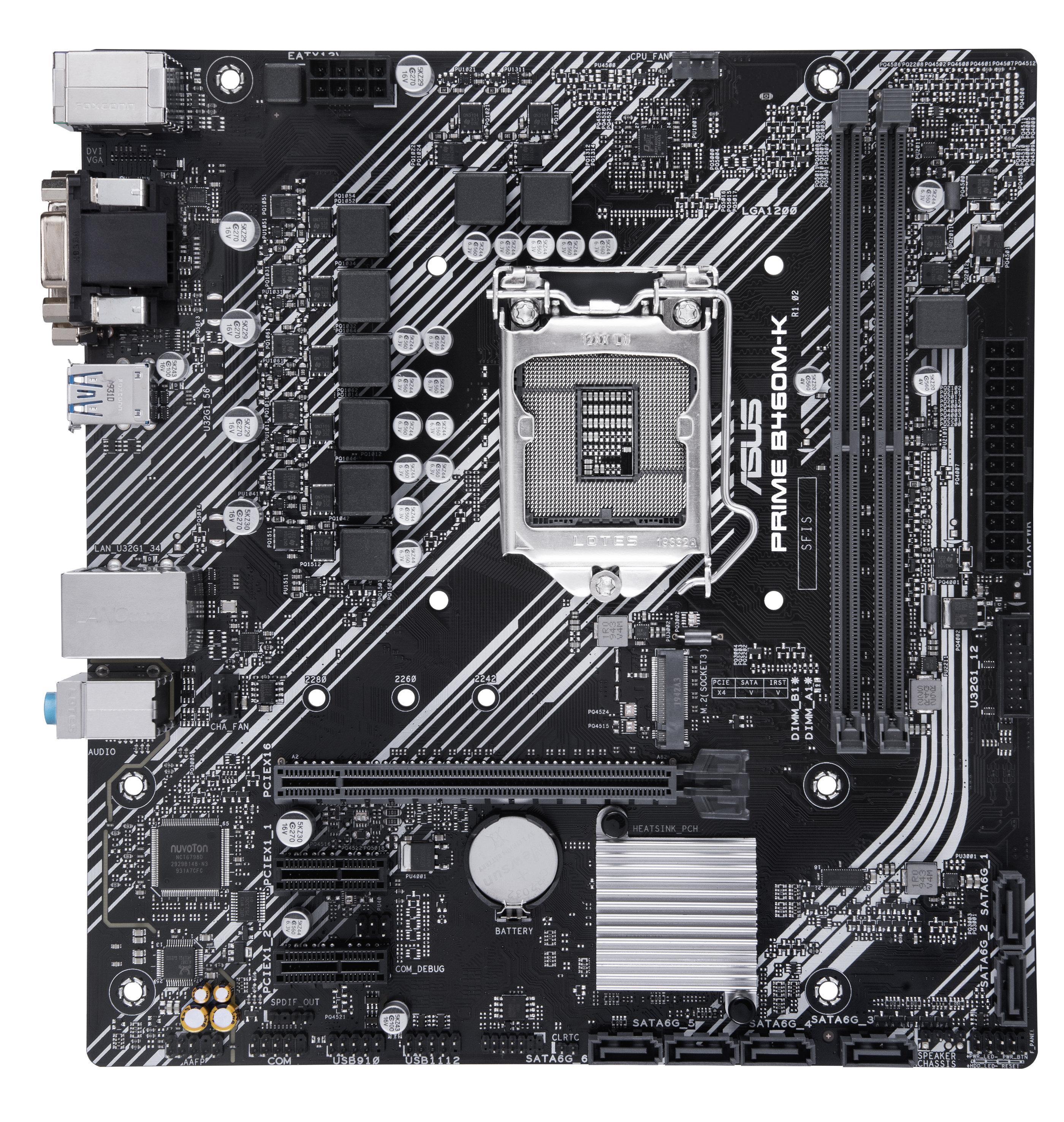 Дънна платка ASUS PRIME B460M-K