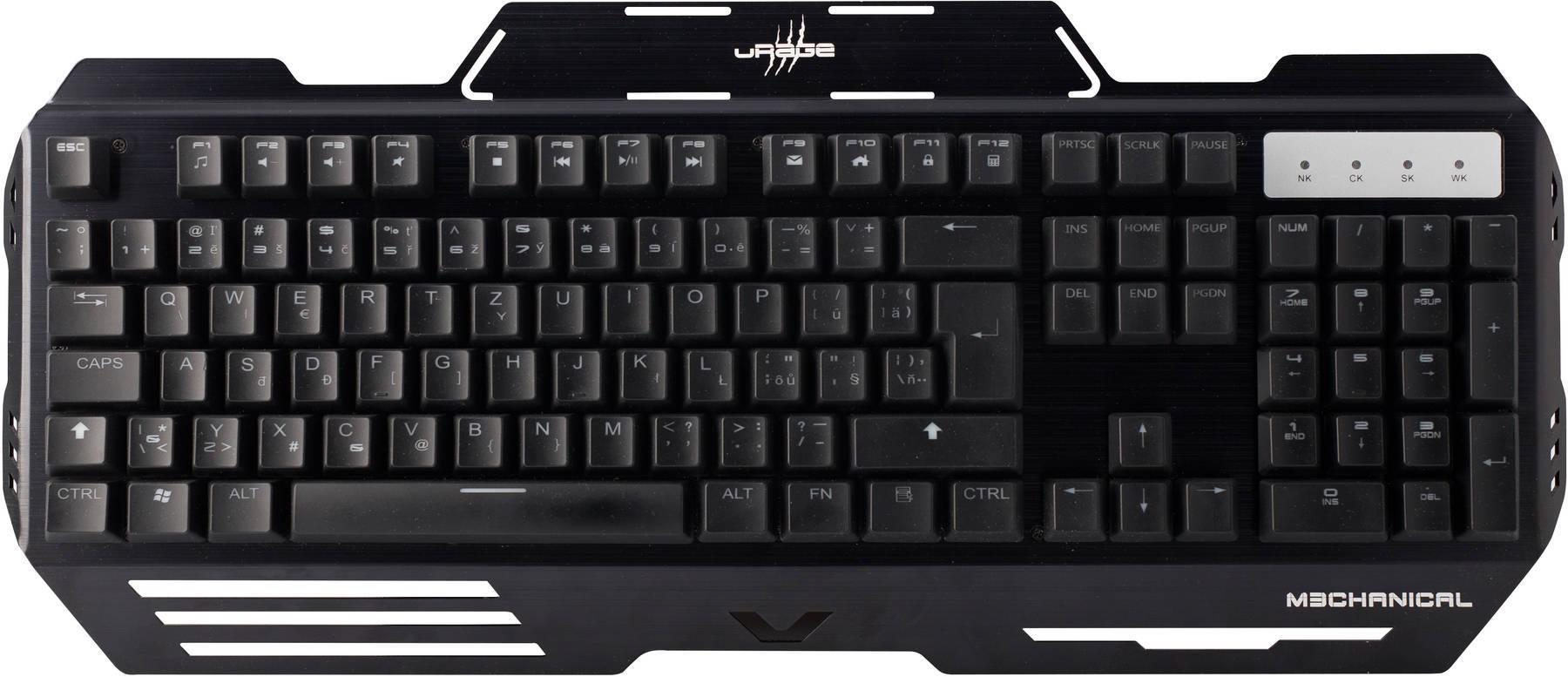 Геймърска механична клавиатура Hama Urage m3chanical USB