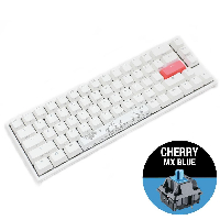 Геймърскa механична клавиатура Ducky One 2 SF White RGB, Cherry MX Blue