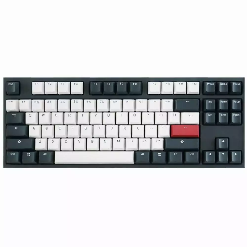Геймърскa механична клавиатура Ducky One 2 Tuxedo TKL, Cherry MX Black