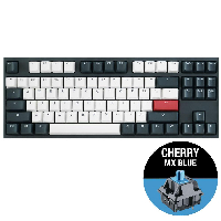 Геймърскa механична клавиатура Ducky One 2 Tuxedo TKL Cherry MX Blue