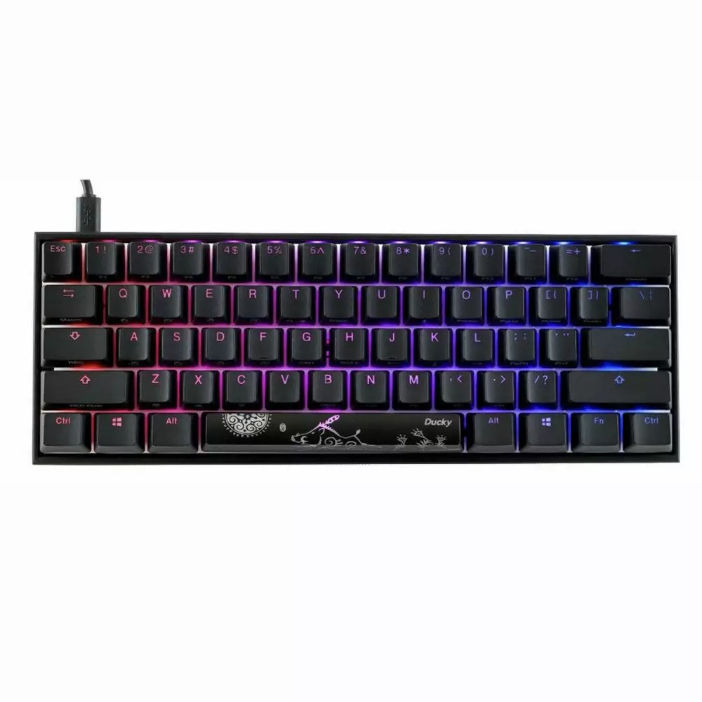 Gaming μηχανική πληκτρολόγιο Ducky One 2 Mini Mecha V2 RGB, Cherry MX Black