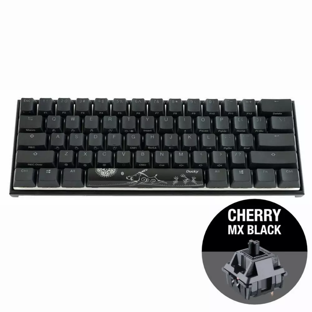 Gaming μηχανική πληκτρολόγιο Ducky One 2 Mini Mecha V2 RGB, Cherry MX Black