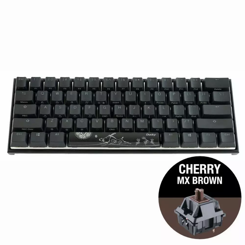Геймърскa механична клавиатура Ducky One 2 Mini Mecha V2 RGB, Cherry MX Brown