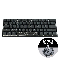 Геймърскa механична клавиатура Ducky One 2 Mini Mecha V2 RGB, Cherry MX Silver