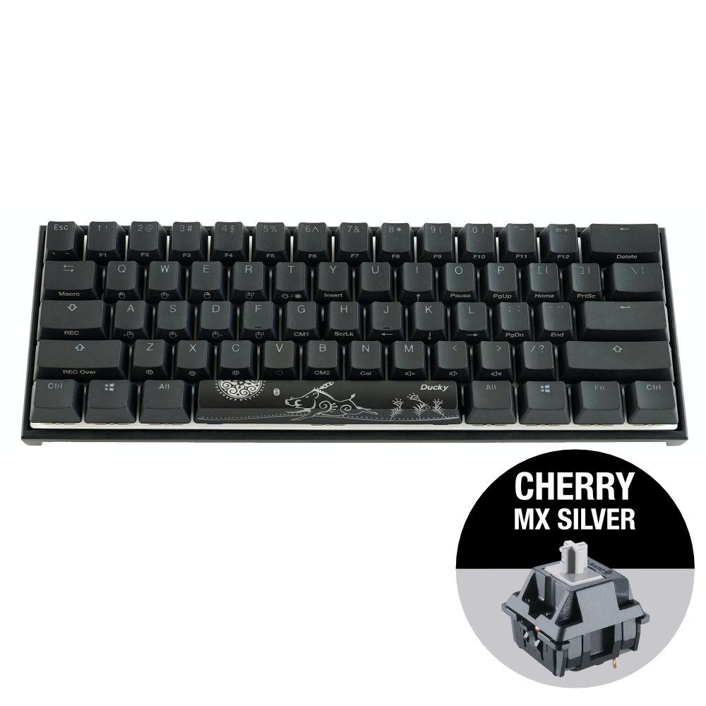 Геймърскa механична клавиатура Ducky One 2 Mini Mecha V2 RGB, Cherry MX Silver