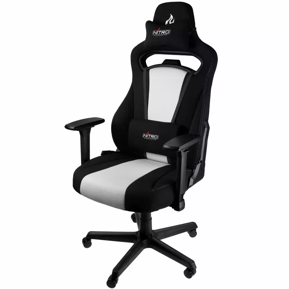 Геймърски стол Nitro Concepts E250 - Radiant White