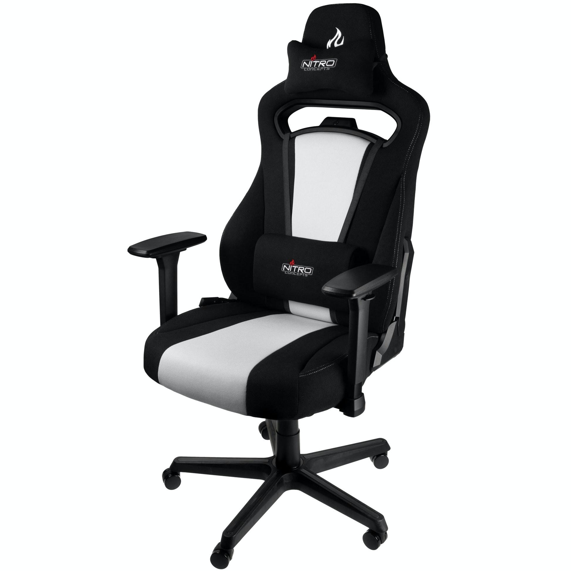 Геймърски стол Nitro Concepts E250 - Radiant White