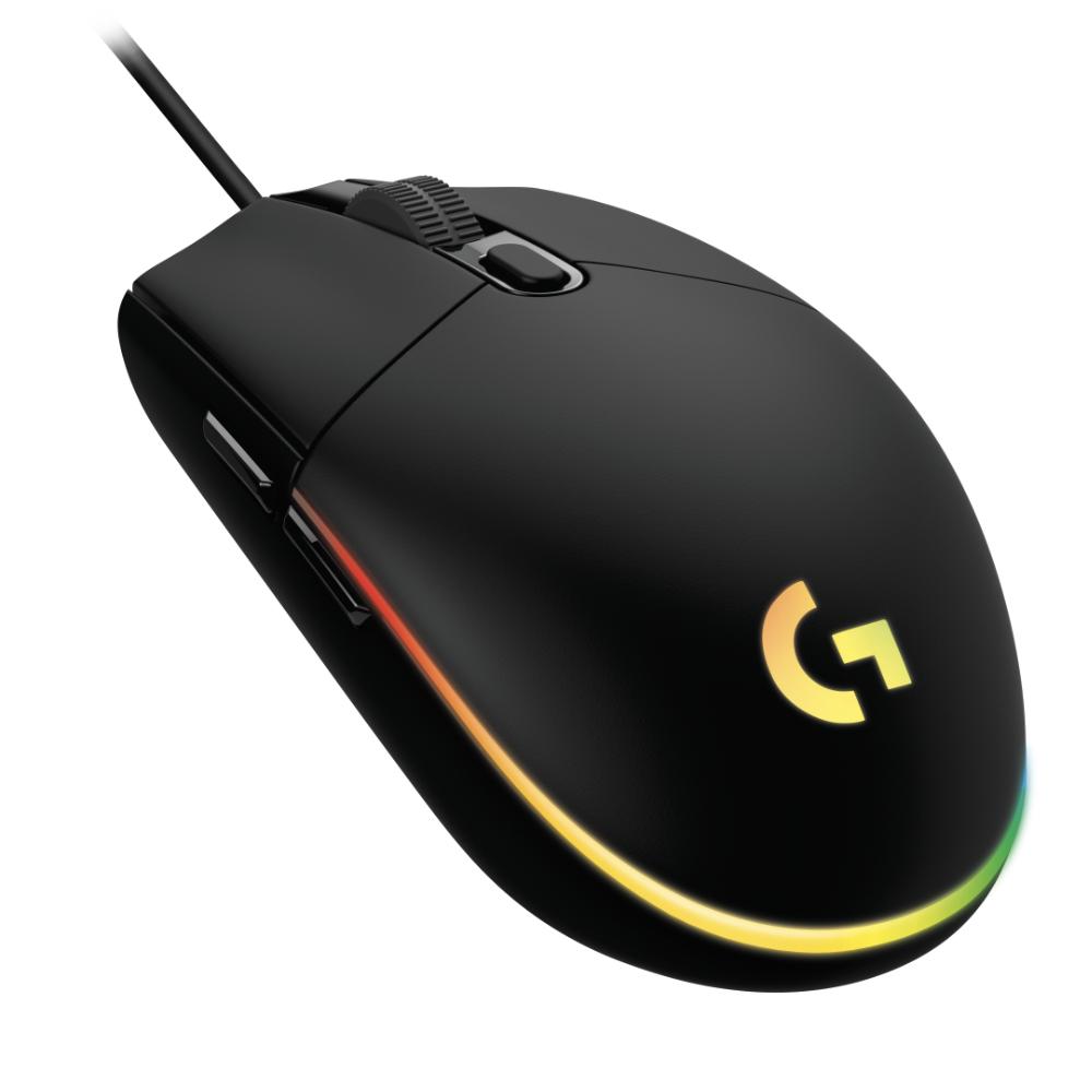 Геймърска мишка Logitech G102 LightSync RGB черна