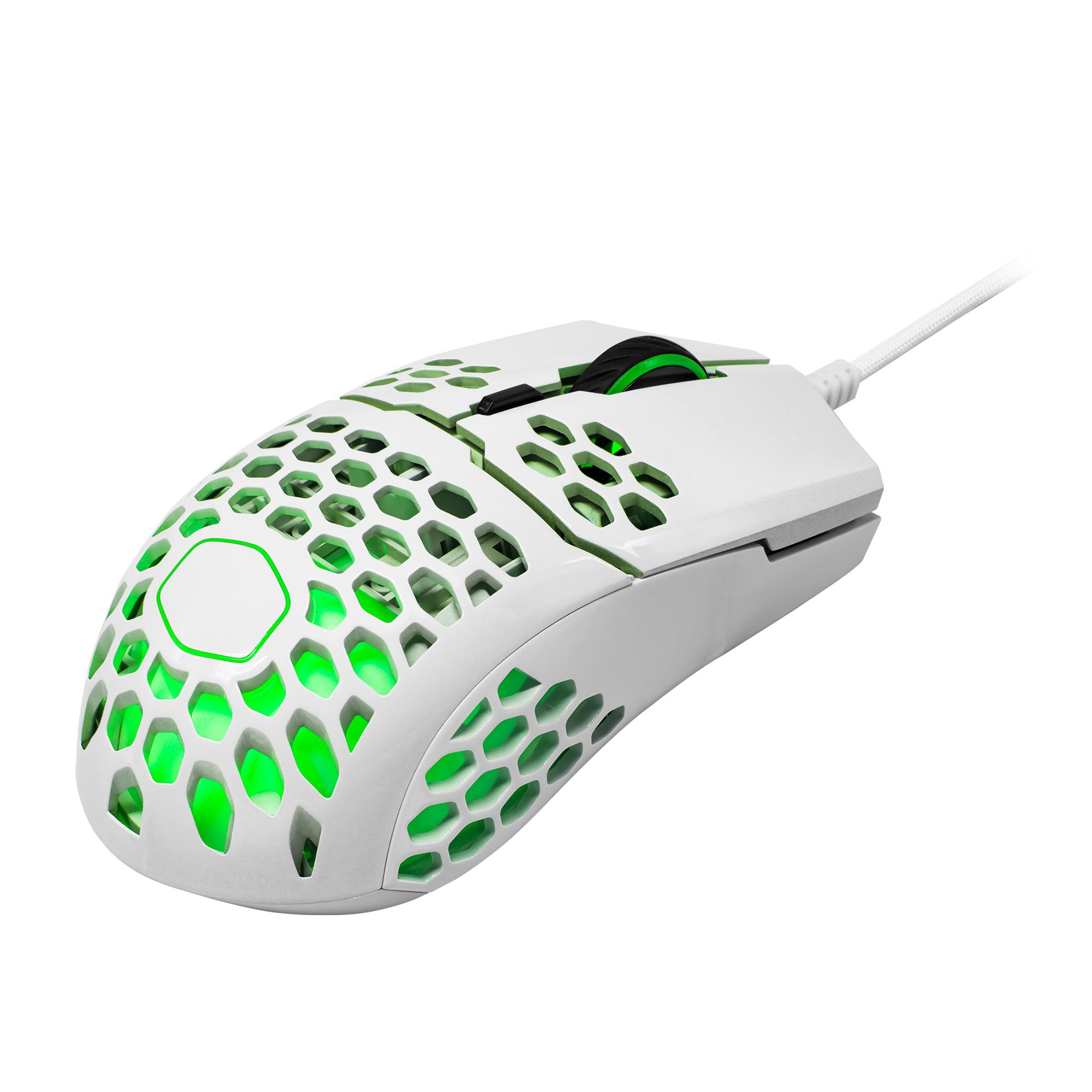 Геймърска мишка Cooler Master MM711 RGB Glossy White