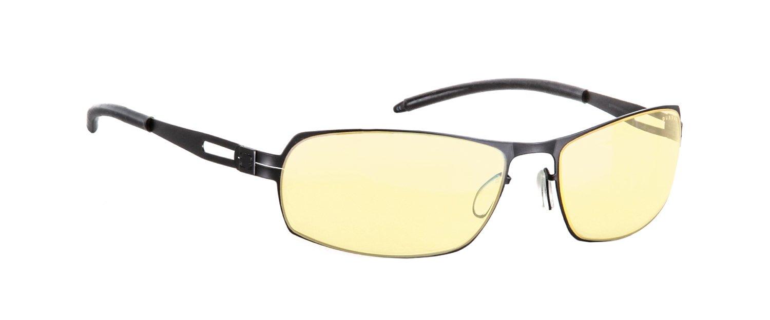 Геймърски очила GUNNAR Cyber Onyx, Amber, Черен
