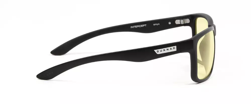Геймърски очила GUNNAR INTERCEPT Onyx Amber Natural Черен