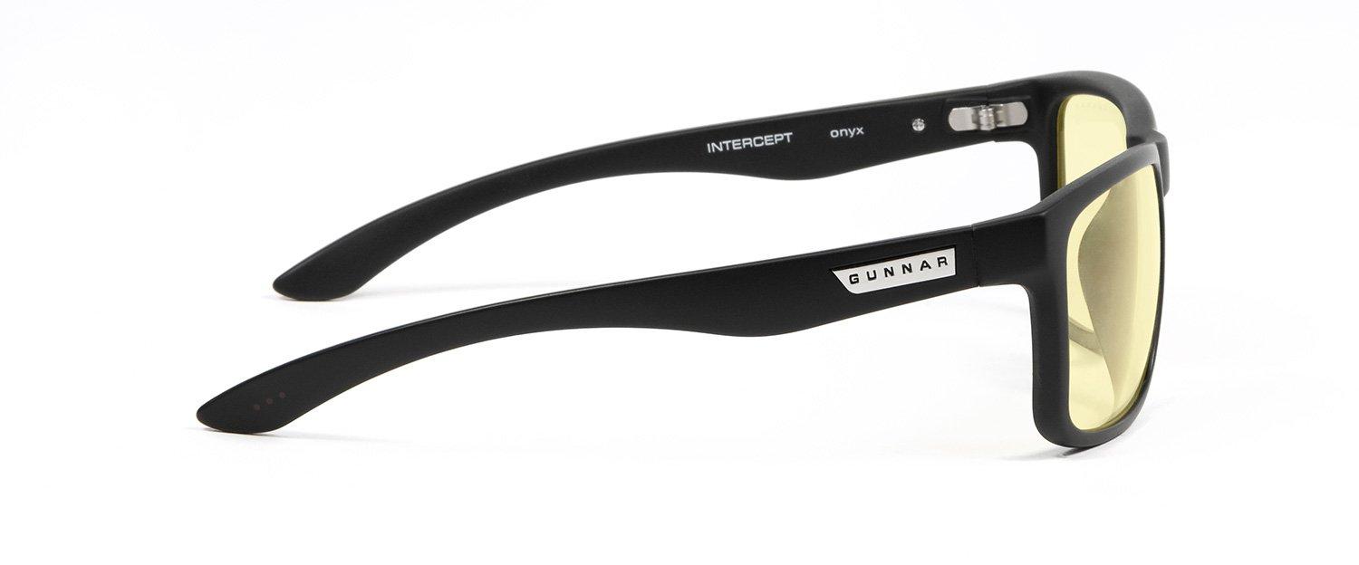 Геймърски очила GUNNAR INTERCEPT Onyx Amber Natural Черен