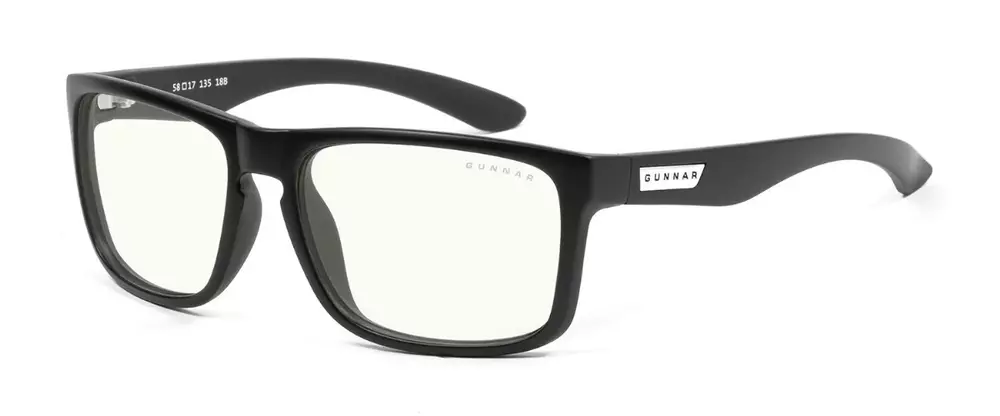 Геймърски очила GUNNAR INTERCEPT Onyx, Clear, Черен