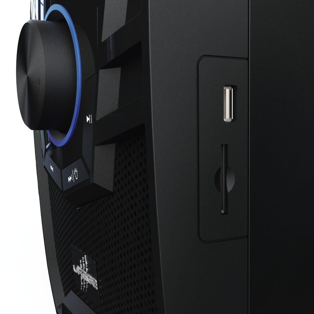Гейминг звукова система HAMA Urage SoundZ Revolution 2.1 100W, Bluetooth, USB, SD Card
