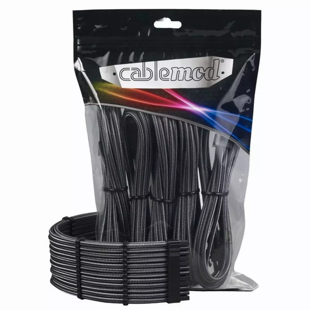 Комплект оплетени кабели CableMod PRO ModMesh Carbon