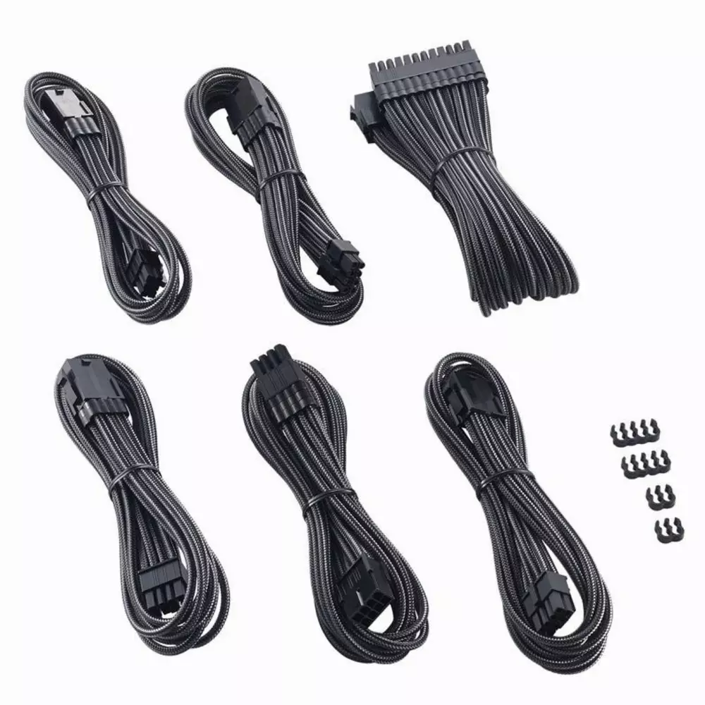 Комплект оплетени кабели CableMod PRO ModMesh Carbon