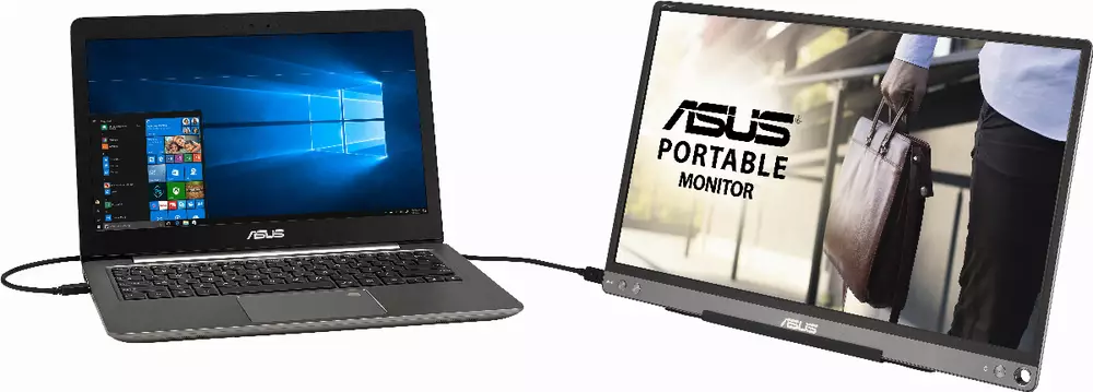 Монитор ASUS ZenScreen 16.6" MB16ACЕ FullHD (1920x1080), USB Type-C, IPS, 60Hz, 5ms