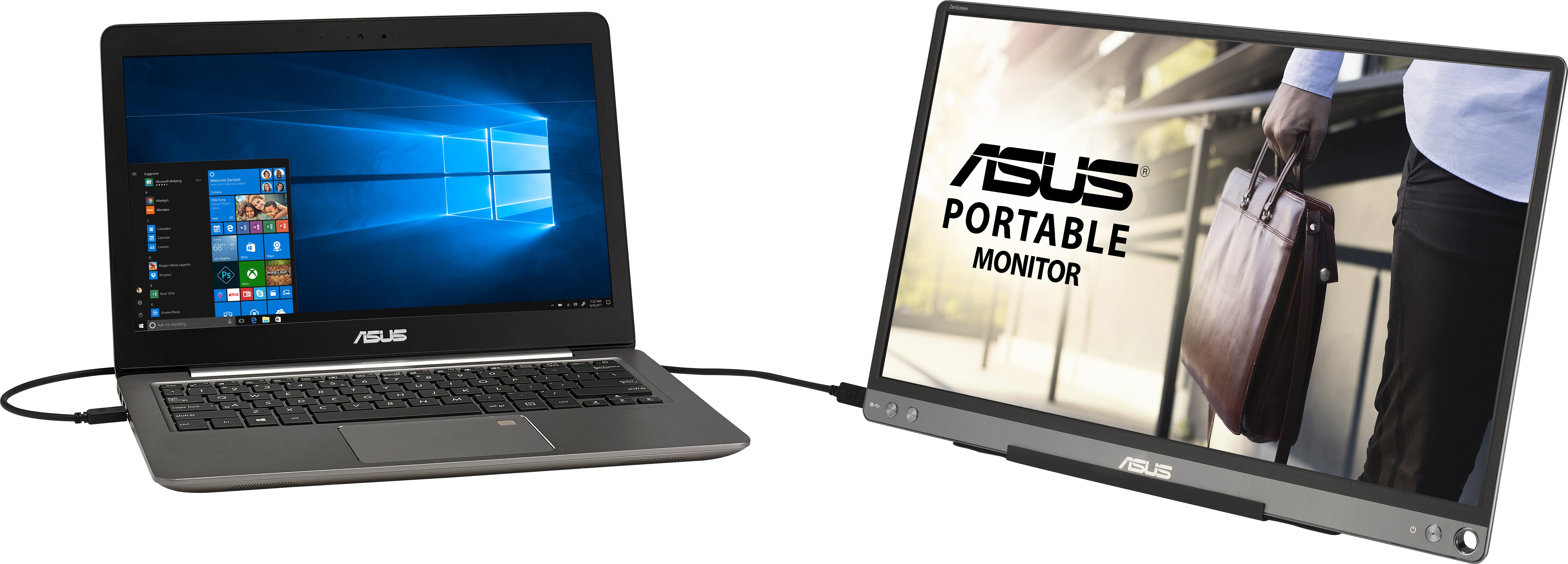 Монитор ASUS ZenScreen 16.6" MB16ACЕ FullHD (1920x1080), USB Type-C, IPS, 60Hz, 5ms