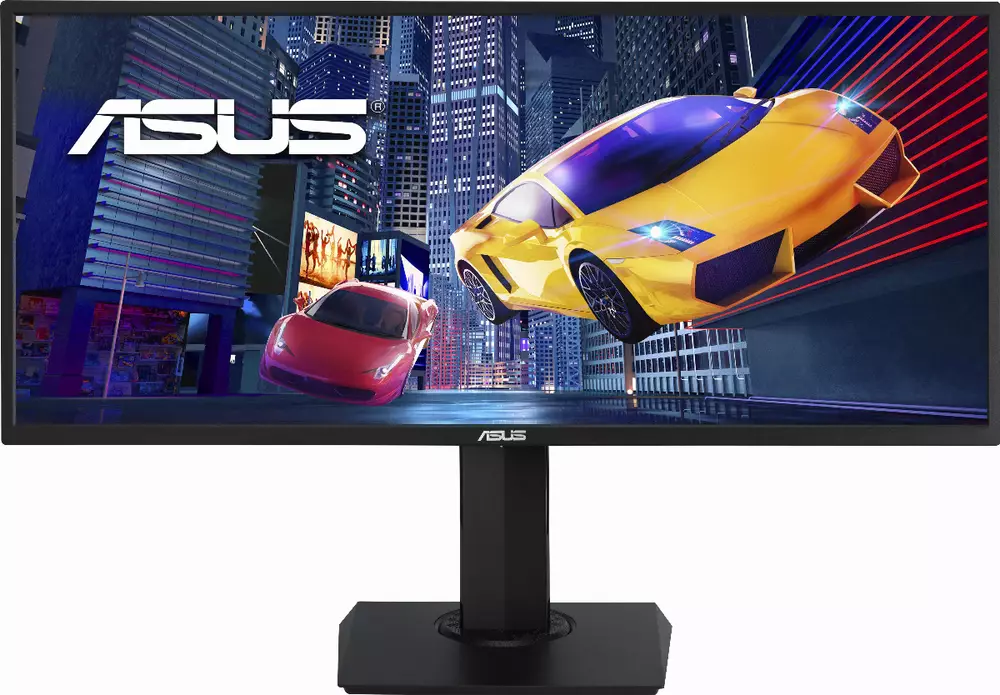 Οθόνη ASUS 34" VP348QGL Gaming, UWQHD (3440 x 1440), VA, 75Hz, 4ms, HDR-10, Adaptive-Sync/FreeSync™, Shadow Boost, PiP/PbP, Flicker Free, Blue Light Filter