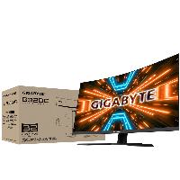 Монитор Gigabyte 31.5" G32QC Curved 1500R, VA, WQHD 2560x1440, 165Hz, 1ms, HDR, AMD FreeSync/G-SYNC Compatible