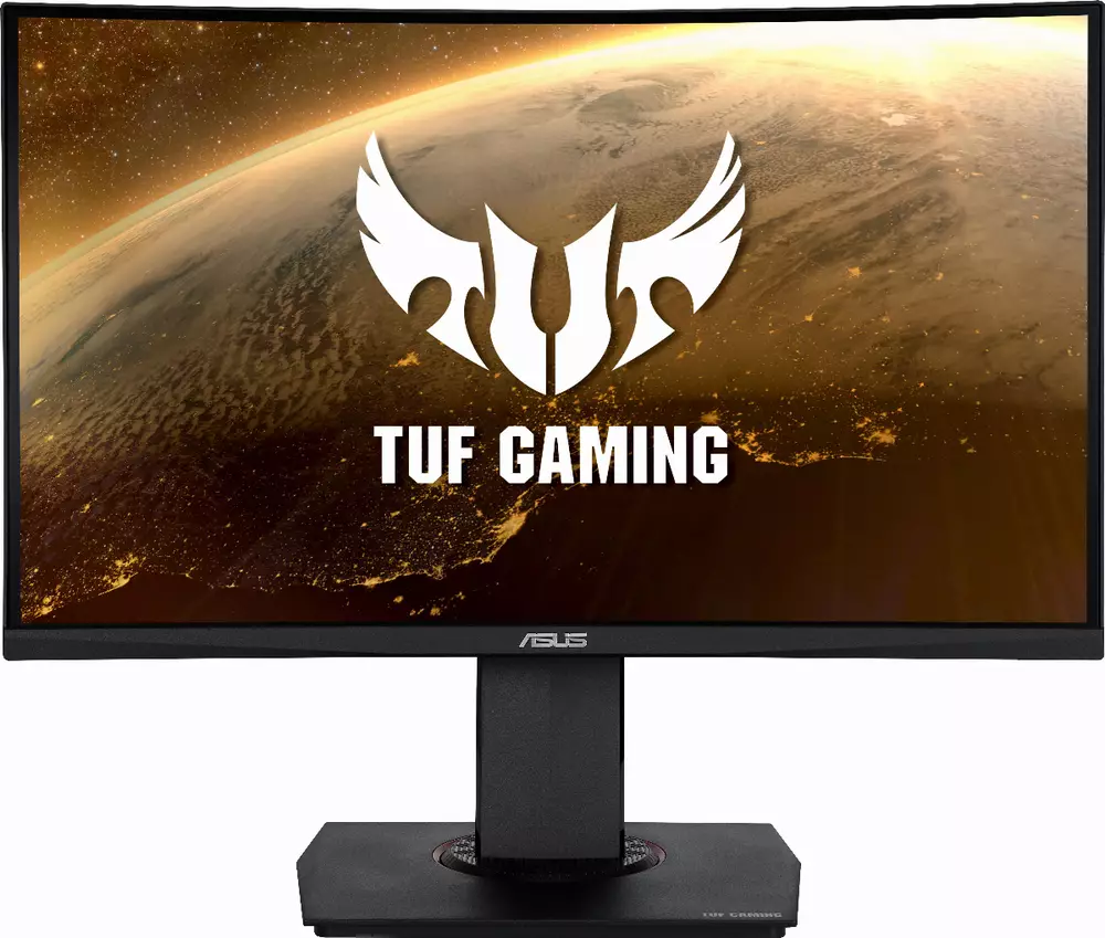 Монитор ASUS 23.6" TUF GAMING VG24VQ, Full HD (1920x1080), Curved VA, 144Hz, 1ms, FreeSync
