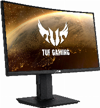 Монитор ASUS 23.6" TUF GAMING VG24VQ, Full HD (1920x1080), Curved VA, 144Hz, 1ms, FreeSync