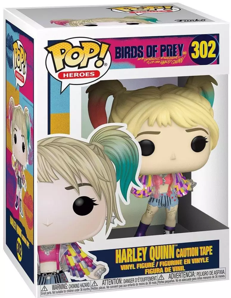 Фигурка Funko POP! Heroes: Birds of Prey - Harley Quinn Caution Tape #302