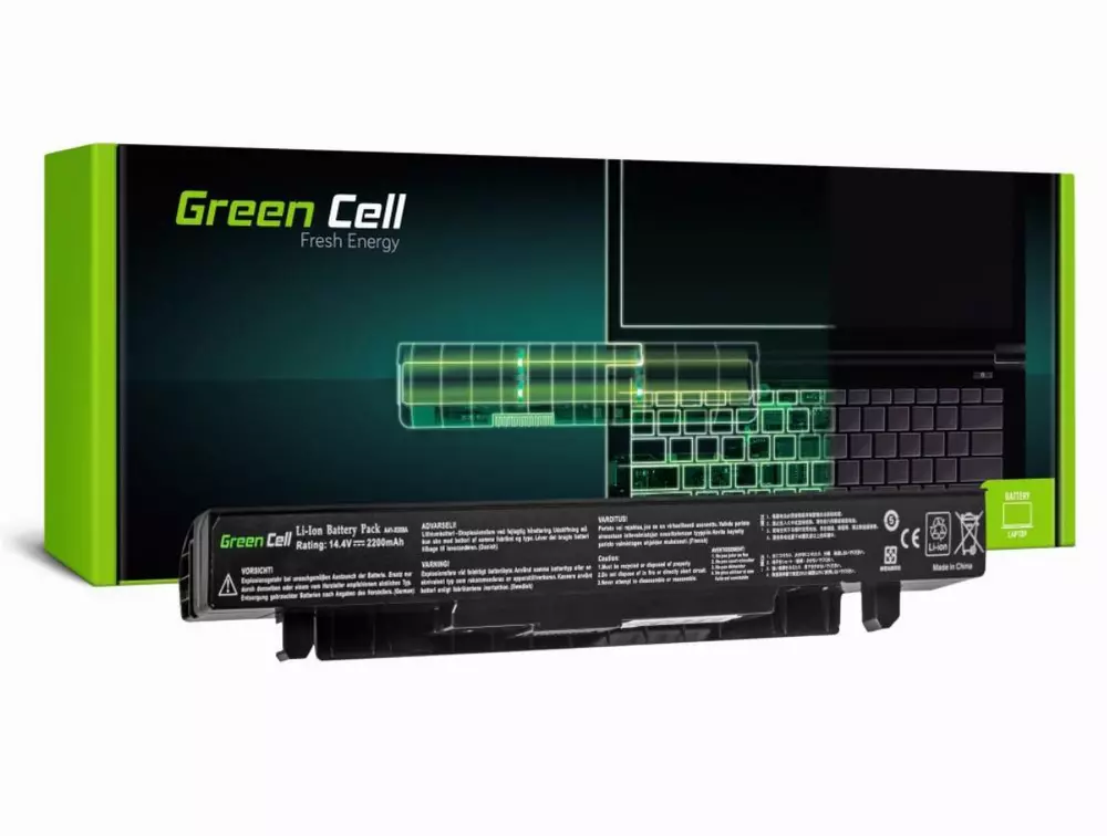 Батерия  за лаптоп ASUS A41-X550A 14.4V 2.2Ah GREEN CELL