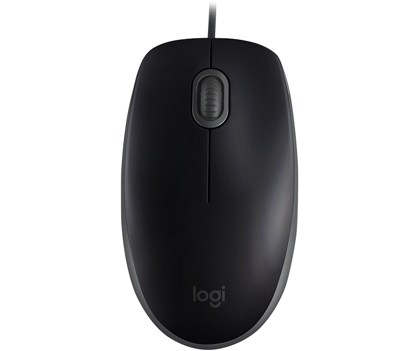 Мишка Logitech B110 Silent Black Optical Wired Mouse - 910-005508