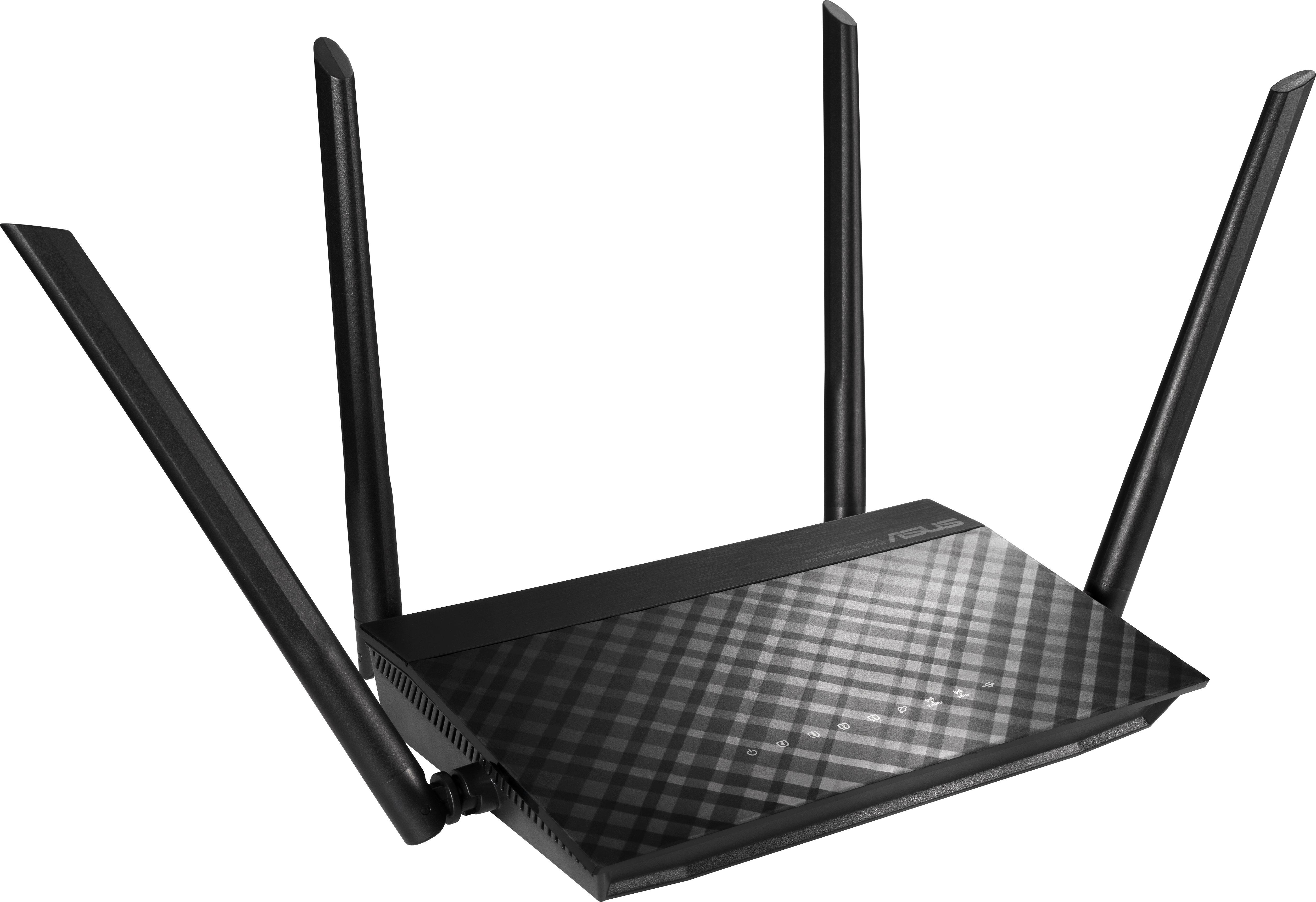 Безжичен рутер ASUS RT-AC58U V2, Двубандов AC1300, 400+867 Mbps, USB 2.0, Gigabit