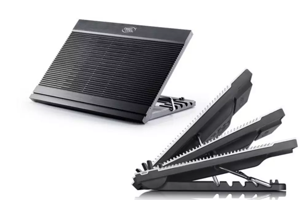 Охладител за лаптоп DeepCool N9BLACK, 17", 180 mm, Черен