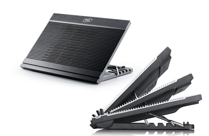 Охладител за лаптоп DeepCool N9BLACK, 17", 180 mm, Черен