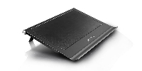 Охладител за лаптоп DeepCool N65, 17.3", 2x140 mm, Черен