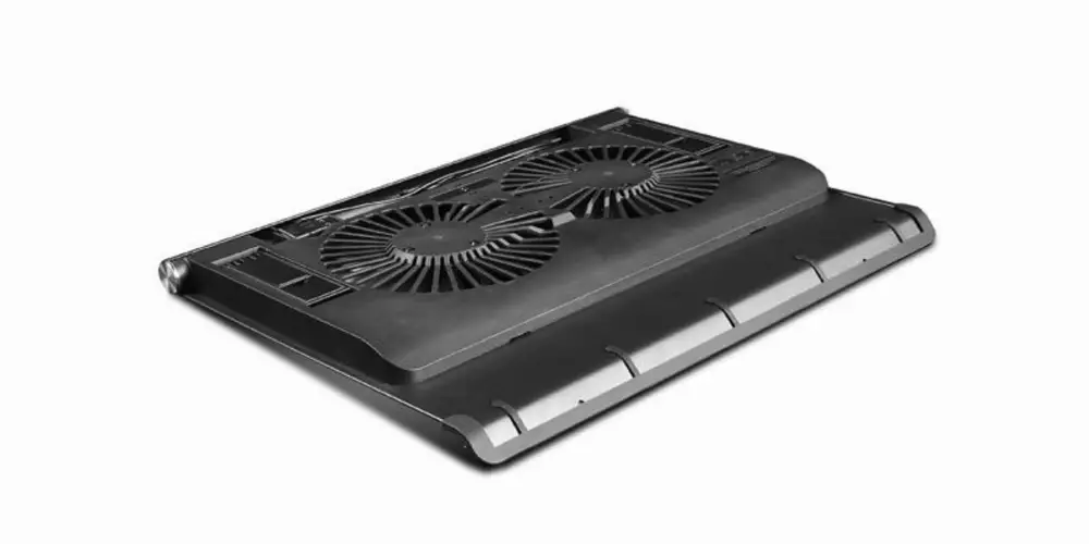Охладител за лаптоп DeepCool N65, 17.3", 2x140 mm, Черен