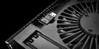 Охладител за лаптоп DeepCool N65, 17.3", 2x140 mm, Черен