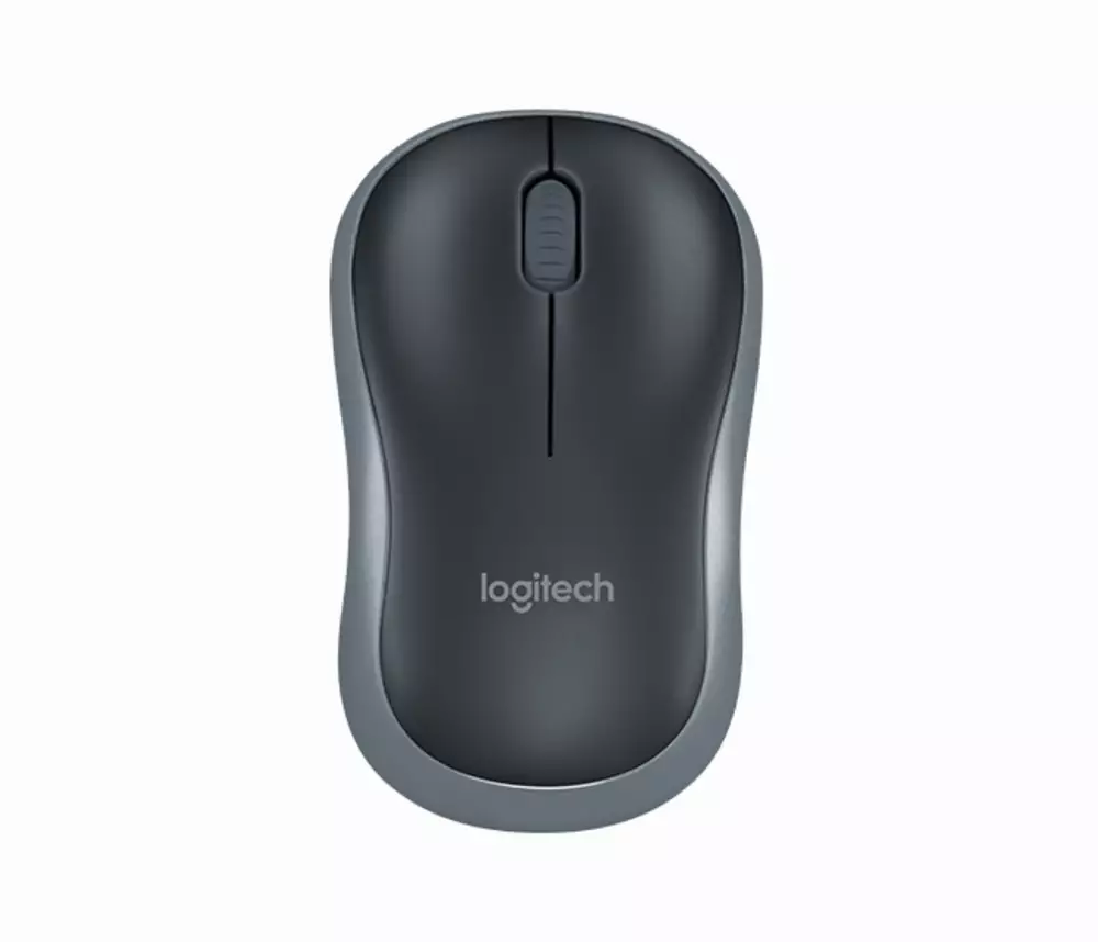 Мишка Logitech M185 Optical Wireless Безжична Grey - 910-002235