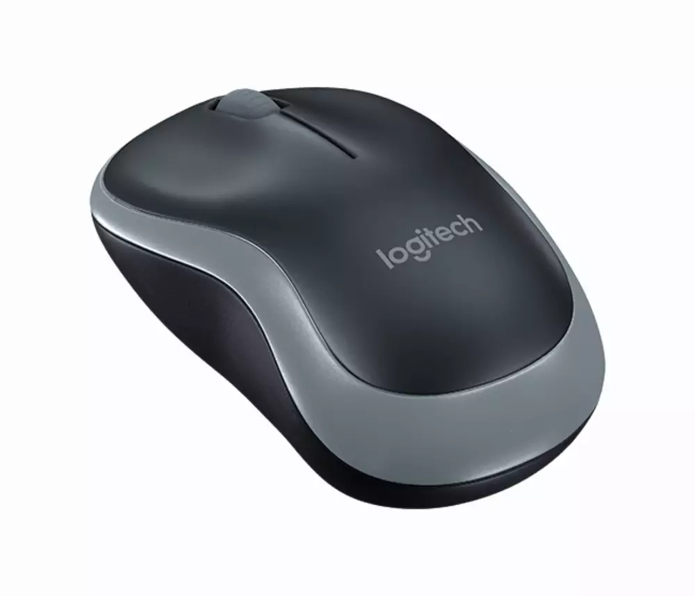 Мишка Logitech M185 Optical Wireless Безжична Grey - 910-002235
