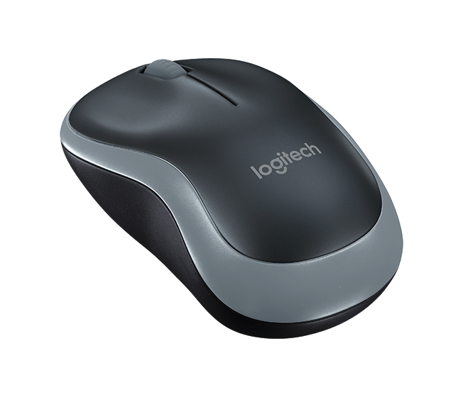Мишка Logitech M185 Optical Wireless Безжична Grey - 910-002235