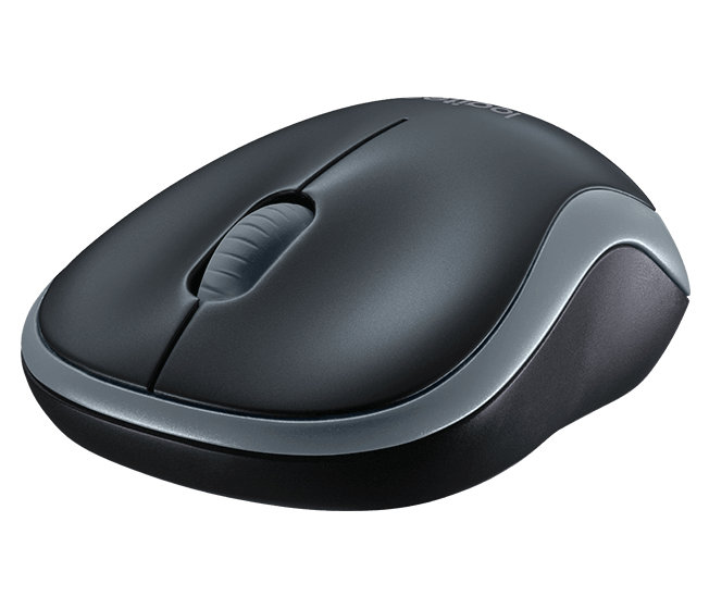 Мишка Logitech M185 Optical Wireless Безжична Grey - 910-002235